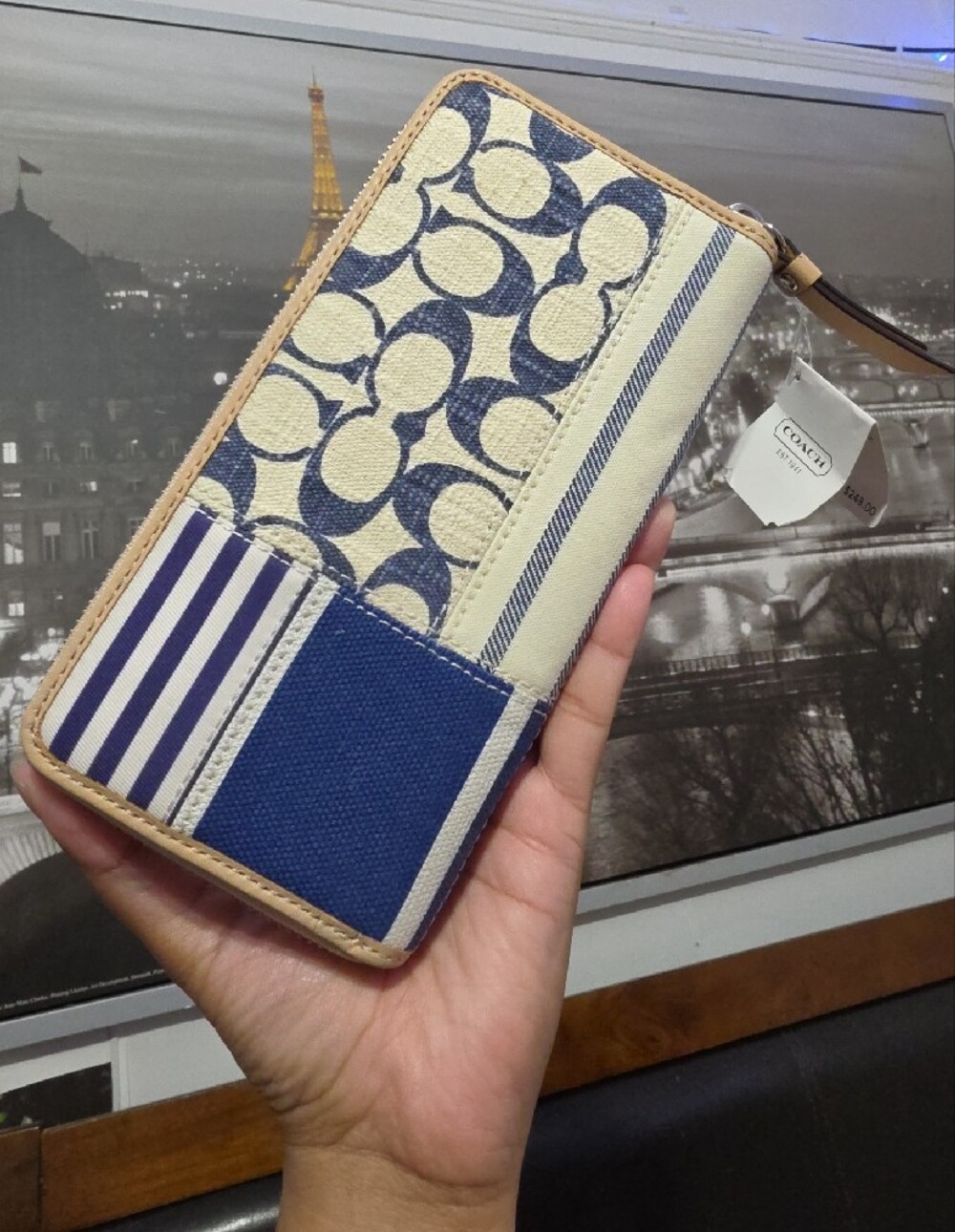Coach Patchwork Zip Wallet - Picture 4 of 15